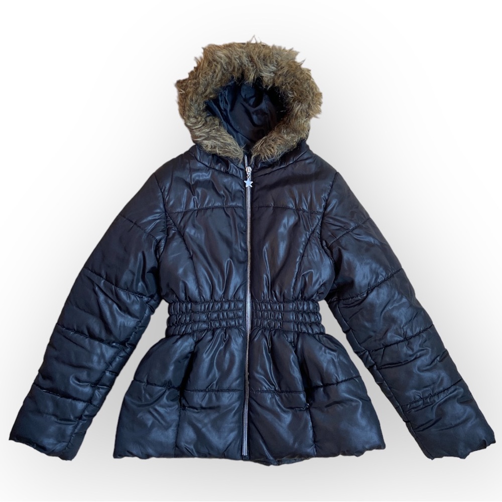 S. ROTHSCHILD Big Girls Down Alternative Hooded Winter Puffer Bubble Jacket Coat